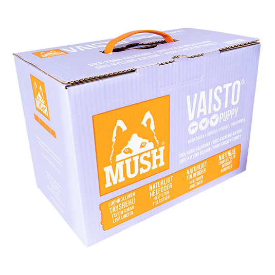 MUSH VAISTO Hvalpe 10kg Barf fra Arthurs Barf Råt & Godt i Hørsholm