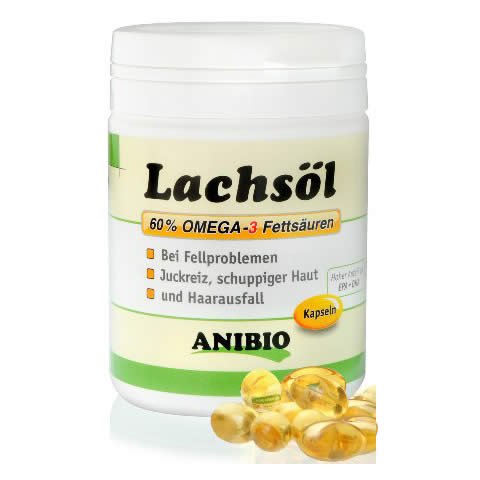 ANIBIO Lakse Olie Kapsler 180 stk.