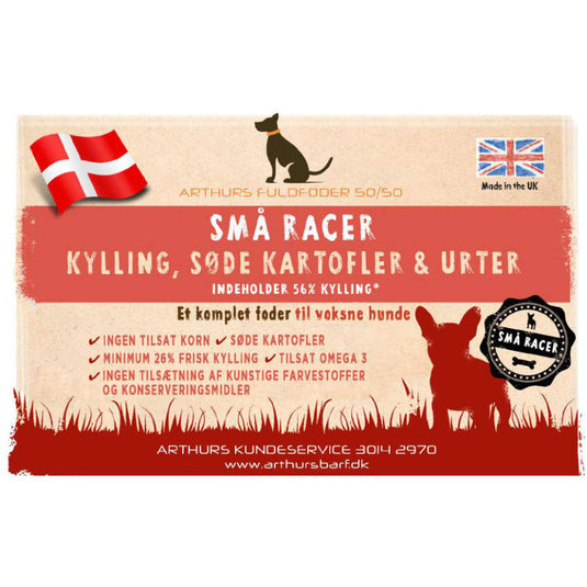 Små Racer 56% Kød | Arthurs Fuldfoder