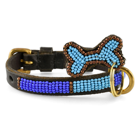 Afrikanske håndlavede halsbånd med perler fra Arthurs Barf i Hørsholm