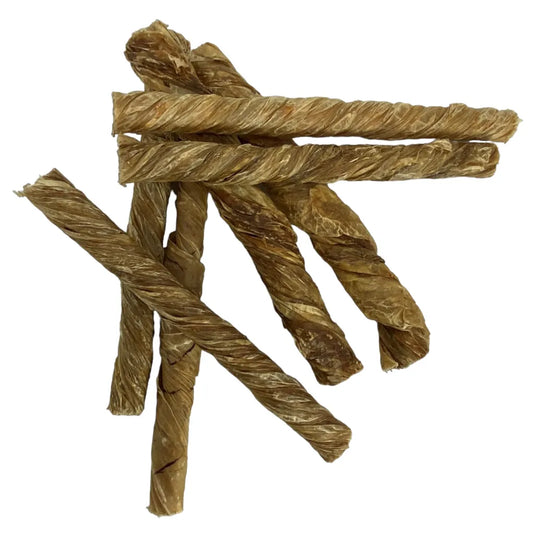 Kalveblære Snoede (Hvalpe sticks) 200g