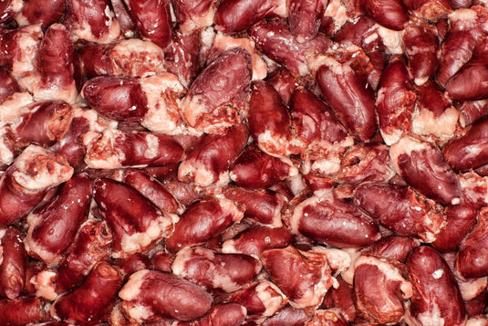 Kyllingehjerter fra Arthurs Råt & Godt i Hørsholm frisk Barf til hunde og katte