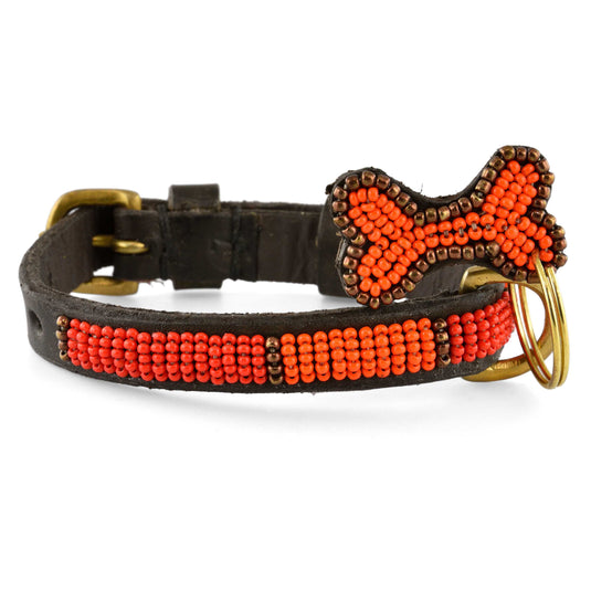 Afrikanske Halsbånd Kabaka Skinny