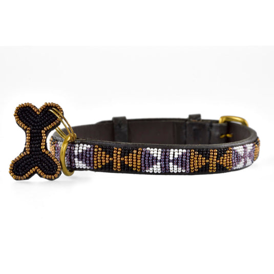 Perlehalsbånd fra Arthurs Barf Skinny modellen der er lidt smallere