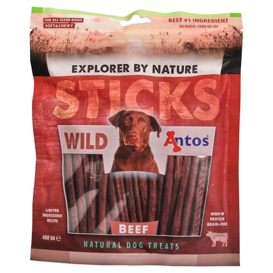 WILD Sticks Beef 400 gr fra arthurs Barf