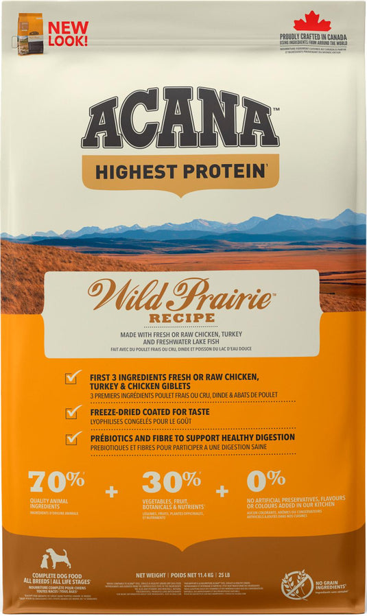 ACANA Highest Protein Dog Wild Prairie