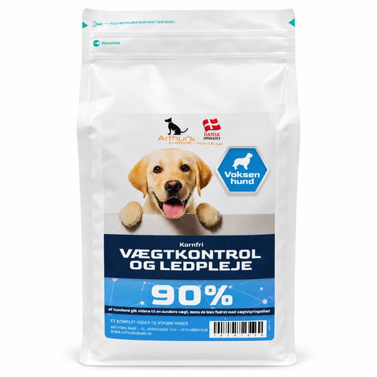Arthur's Peptide+ Vægtkontrol – Hundefoder med hvid fisk