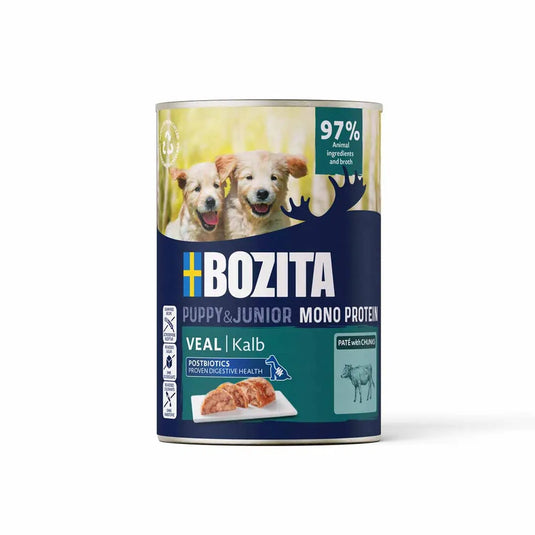 Bozita Mono Protein Kalv – Puppy & Junior
