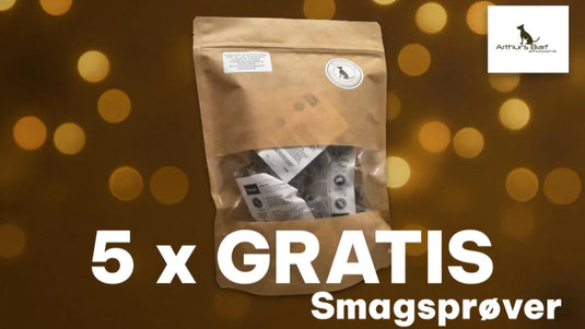 5 x Smagsprøver Arthurs Fuldfoder - Prøvepakke