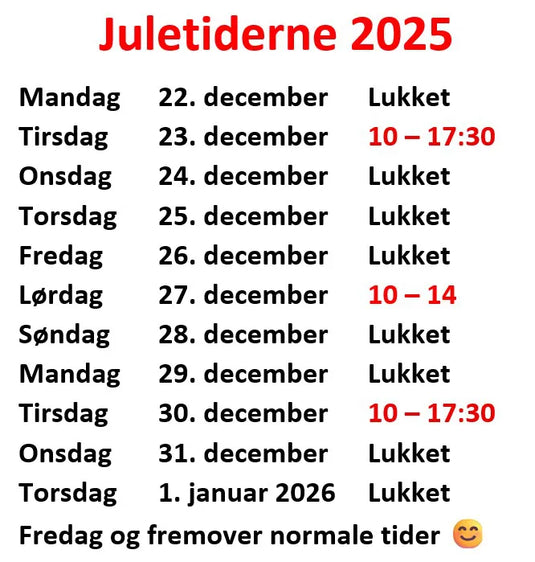 Juletiden i forretningen.