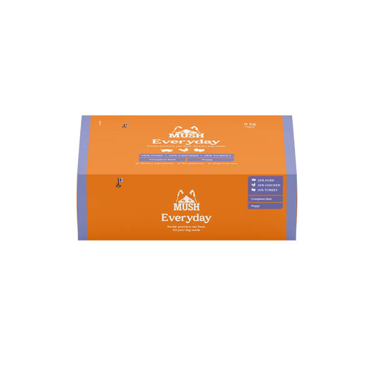 MUSH Everyday® Puppy 9 kg – BARF fuldfoder til hvalpe