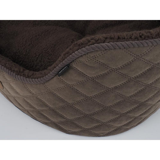 Nordic Paws Jagt Fleece Hundeseng – Blød & Varm Hundekurv i Brun
