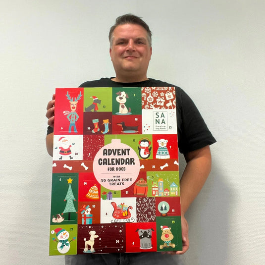 SANADOG Julekalender 2026 til hunde – Mega XL
